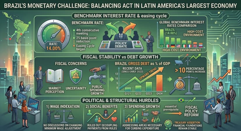 Brazil&rsquo;s Economic Balancing Act: The Struggle to Curb High Interest Rates