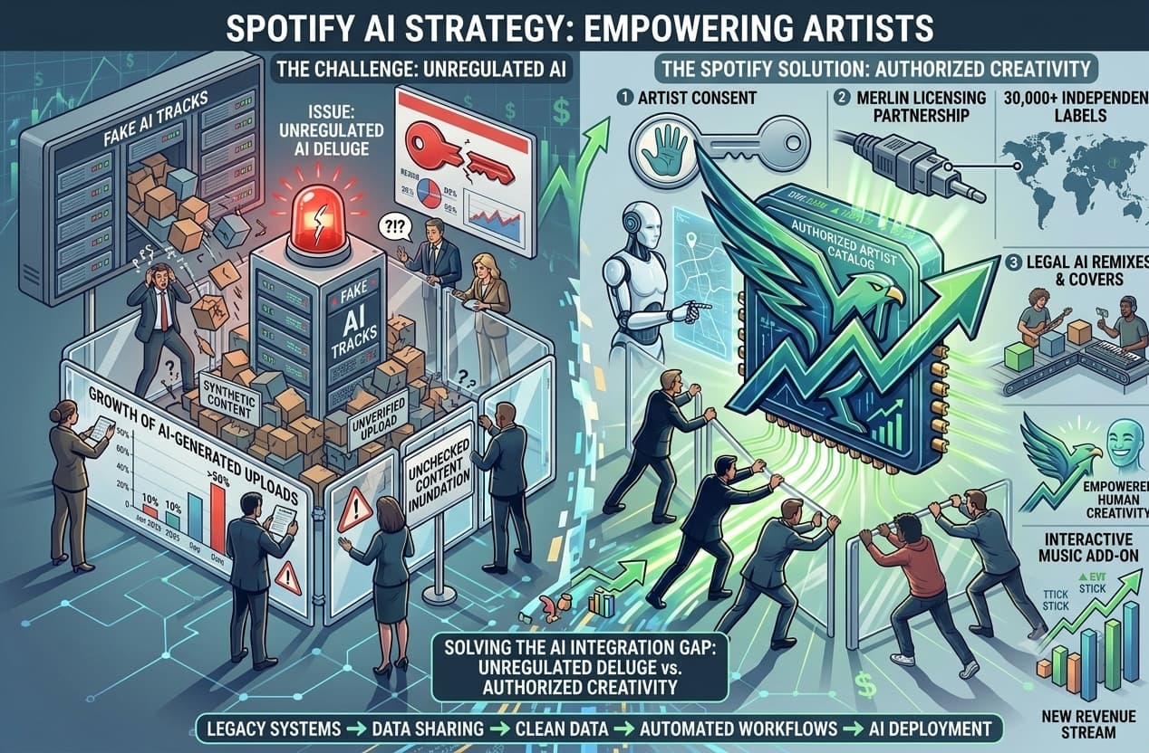 Spotify’s New AI Strategy: Empowering Artists Through Legal Remixes and Covers